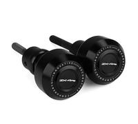 Mokiton Motorcycle Frame Sliders Crash Bar Protector Compatible with Ninja ZX4R ZX4RR 2023 2024 2025 | No Cut Kits Engine Fairing Guard Falling Protection ZX-4R ZX-4RR Accessories (Black-1)