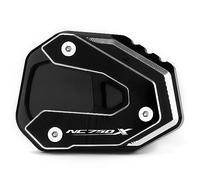 Mokiton Motorcycle Side Stand Extension Kickstand Plate Compatible With Honda NC750X DCT 2021 2022 2023 | Foot Pad Support NC 750X 750 X NC750 X Accessories (black)