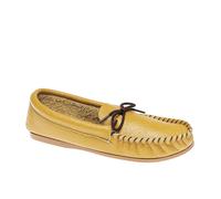 Mokkers Gordon Moccasin Slippers Men's | Slip On Shoes | Tan | UK Size 8