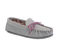Mokkers Lily Ladies Moccasin Slippers Grey UK 7