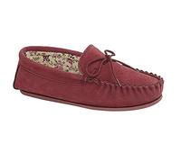 Mokkers Lily Slip-On Slippers 4 UK Crimson Red