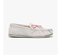 Mokkers LILY Womens Moccasin Slippers Grey - UK 5