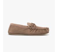 Mokkers OLIVER Mens Moccasin Slippers Dark Camel - UK 7