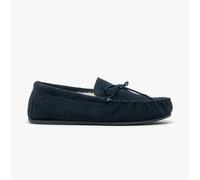 Mokkers OLIVER Mens Moccasin Slippers Navy - UK 13