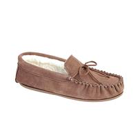 Mokkers Oliver Moccasin Slippers Men's | Slip On Shoes | Camel | UK Size 11