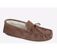 Mokkers Oliver Moccasin Slippers Men's | Slip On Shoes | Camel | UK Size 7