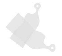 MOKKHNB 1 Pair Acrylic Cutting Board Handle Template with Elegant Design, Sturdy and Easy to Use Router Tracing Stencil for Woodworking and Kitchen Cutting Board Tasks