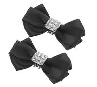 MOKKHNB 1 Pair Romantic Bow Shoe Clips Detachable Handmade Buckles for Wedding Special Events Versatile Accessories for Bridal Shoes Formal Wear and Parties Elevate Your Style