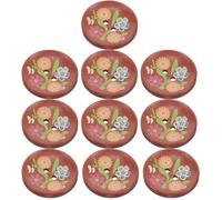 MOKKHNB 10Pcs 3Cm Wooden Round 2-Hole Buttons for Sewing DIY Coat Overcoat Clothes Replacement Craft Supplies