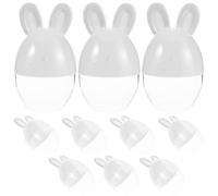 MOKKHNB 10pcs Bunny Shaped Treat Boxes for Wedding Party Decor and Classroom Celebrations, Lightweight and Spacious Storage Containers with Eye-catching Bunny Design
