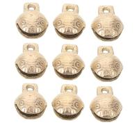 MOKKHNB 10Pcs Vintage Brass Tiger Head Bells for Pets Loud Hanging Cow Sheep Grazing Bells Retro DIY Craft Accessories for Dogs and Cats for Holiday Decorations