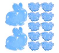 MOKKHNB 12pcs Easter Bunny Treat Boxes: Spring Rabbit Candy Boxes for Party Favors - Reffilable Sweet Container for Easter Basket Stuffer, Chocolates and Snacks
