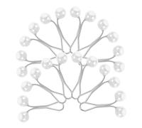MOKKHNB 12pcs Elegant Hijab Clips U-shaped Pins Muslim Scarf Brooches Safety Pins for Women Headwraps Fashion Scarf Accessories