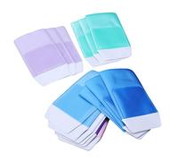 MOKKHNB 12Pcs PVC Colorful Medical Pen Pouch Inserted Pocket Storage Bag for Nurses and Doctors Durable and Practical Stationery Organizer for Daily Use