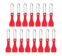 MOKKHNB 15pcs Portable Lottery Ticket Scratcher Tool with Keychain, Reusable Plastic and Iron Scraper for Scratch Off Games and Raffles Cards, for Parties and Prize Cards