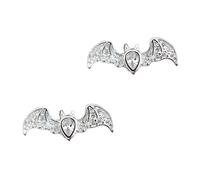MOKKHNB 1pair Gothic Bat Earrings for Women Aesthetic for Halloween Lightweight Hypoallergenic Ear Jewelry for Teens Unique Idea Elegant Design
