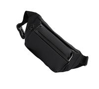 MOKKHNB 1Pc Men Waist Bag Stylish Casual Multi Purpose Shoulder Pack for Outdoor Activities Belt for Hiking Running and Travel Black