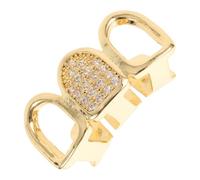 MOKKHNB 1Set Unique Tooth Grills for Fashion Shows Easy to Clean Teeth Charm for Parties Special Occasions Dazzling Grills for Eye Catching Style