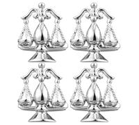 MOKKHNB 2 Pairs Balance Cufflinks: Scale Shape Cuff Links for Men - Shirt Cufflinks for Father's Day, Business Suit, Lawyer Appreciation Presents