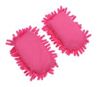 MOKKHNB 2 Pcs Dry Eraser for Whiteboard and Blackboard, Lightweight Chenille Foam Board Erasers, Practical Cleaning Tool for Office and Classroom Use