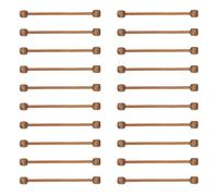 MOKKHNB 20Pcs Mini Wooden Tapestry Poles with End Design for Crafting and Weaving Horizontal Hanging Rods for Wall Decor DIY Accessories for Quilt and Cottagecore Decorations
