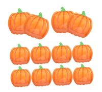 MOKKHNB 20pcs Pumpkin Dinner Plate Brown Themed Shaped Welcome Oval Decor Merry Hey Party Spooky Paper Serve Path Stylish Halloween Serving Dishes Cute Halloween Pumpkin Fruit Plate Orange