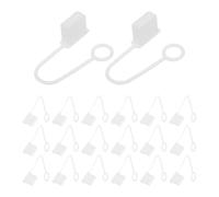 MOKKHNB 20pcs Silicone USB Dust Plug Covers for USB Male Connectors and Flash Drives Anti-lost Cable Protector Caps Prevents Poor Contact Suitable for Charging Cables and Data Lines