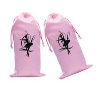 MOKKHNB 2Pcs Ballet Dance Shoe Drawstring Storage Bags Lightweight Carrying Pouches for Dance Classes Convenient for Ballet Shoes and Accessories Organization