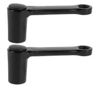 MOKKHNB 2pcs Bicycle Crank Arm Pedal Lever Replacement Part Black Metal