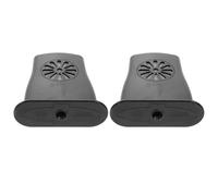 MOKKHNB 2pcs Black Acoustic Guitar Humidifiers for Guitar Panel Moisturizing and Maintenance Plastic Lightweight Universal Sound Hole Humidifier for Musical Instrument Care