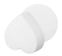 MOKKHNB 2pcs Cake Dummies Foam Cake Models White round Heart Shape Professional-looking Smooth Surface Easy for Special Occasion Making Wedding Decoration