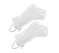 MOKKHNB 2pcs Dustproof Shoe Covers Boot Storage Organizer Portable Zipper Bag for Travel Packing Tall Short Boots Protector Plastic Cover for Men Women Work