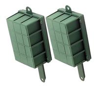 MOKKHNB 2pcs Flower Arranging Containers Floral Cage Made of Phenolic Plastic Lightweight and Easy to Absorb, for Wedding Car Floral, Birthday, and Outdoor Decorations for Garden