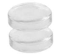 MOKKHNB 2pcs Glass Fermentation Weights Heavy Transparent Mason Jar Weights for Pickling and Fermenting Vegetables Portable Stable Design for Easy Use with Wide Mouth Jars
