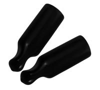 MOKKHNB 2pcs Reusable Plastic Beer Tap Covers and Protectors for Beer Faucet Black Faucet Protective Covers Designed to Keep Bar Tidy for Festival Weekend Use