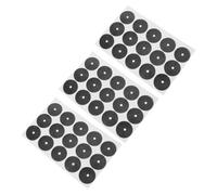 MOKKHNB 3 Sheets of Black round Billiard Point Stickers Made from Sturdy Woven Cloth for Pool Table and Billiards Table Marking, Not Easy to Tear or Break, for Snooker Games