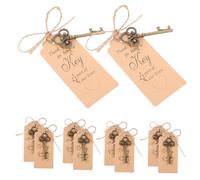 MOKKHNB 30Pcs Vintage Key Bottle Openers Elegant Crown Design Wedding Favors Retro Beer Openers for Bridal Showers Guest Souvenirs Classic Wedding Decorations