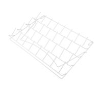 MOKKHNB 32-Spool Metal Thread Spool Rack Wall Mount with Hooks, Embroidery Sewing Thread Organizer for Craft Room, White Spool Holder for Cotton Bobbins and Craft Supplies