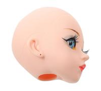 MOKKHNB 3D Doll Head Vinyl Doll Head for Diy Materials for Diy Crafting Handmade Making Art Projects Small Manikin 3.54 X 2.95 X 2.76 in