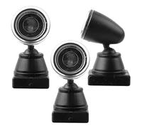 MOKKHNB 3Pcs Green Light Traffic Signal Model Mini Spotlight for Sand Table Railway Scenery Micro Scene Accessories Village Street Lamp Resin Model Train Signal Light