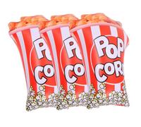 MOKKHNB 3pcs Inflatable Popcorn Balloons for Movie Night Decorations Fun Party Props for Vibrant Carnival Theme Party Favors Memorable Photo Opportunities