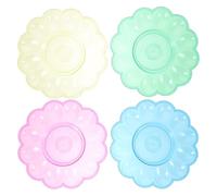 MOKKHNB 4pcs Deviled Egg Serving Platter: Reusable Reusable Reusable Reusable Reusable Reusable Counter 12 Eggs Holder - Easter Party Snacks Container - Appetizer Organizer for Family