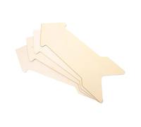 MOKKHNB 4pcs Unfinished Wooden Arrow Cutouts Thick Wood Blanks for DIY Painting Crafts Home Decor Sign Plaques Natural Color Wood Slices