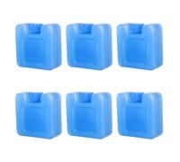 MOKKHNB 6pcs Reusable Air Cooler Ice Packs Made of Plastic Lightweight Design with Extended Cooling for Camping and Outdoor Use, for Fans and Air Coolers