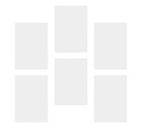 MOKKHNB 6pcs Reusable Whiteboards Marks and Glare-Free Matte Finish Surface, Portable Plastic Erasable Writing Boards for Classroom and Desk Use