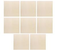 MOKKHNB 8pcs Unfinished Wood Squares for Crafts 11.8in Plain Wood Boards Flat Surface and Grain Texture Versatile Craft Base for Small Project Trials and School Art Classes