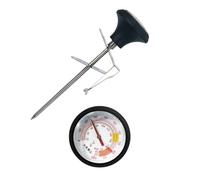 MOKKHNB Accurate Multipurpose Meat and Drink Thermometer with Stainless Steel Probe Silicone Sleeve and Clip for Food Water and Tea Temperature Measurement Household Cooking Tool