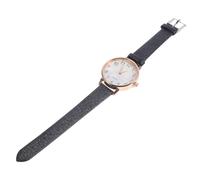 MOKKHNB Alloy Quartz Watch Wrist Watch Ultra-Thin Design with Arabic Numerals Easy Reader Dial Velvet Strap Elegant Casual Wear