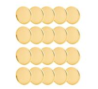 MOKKHNB Book Binding Discs Easy to Add or Remove Pages Notebook Pages for 20pcs Abs Golden Not Easy to Break and Papers DIY Projects and Planner Notebook Binding