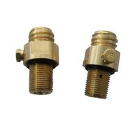 MOKKHNB Brass Soda Bottle Adapter Connector for Beverage Machine Dispenser with High Reliability and Stable Performance in Golden Colour M18x1.5 Tr21.4 Suitable for Soda Maker Accessories